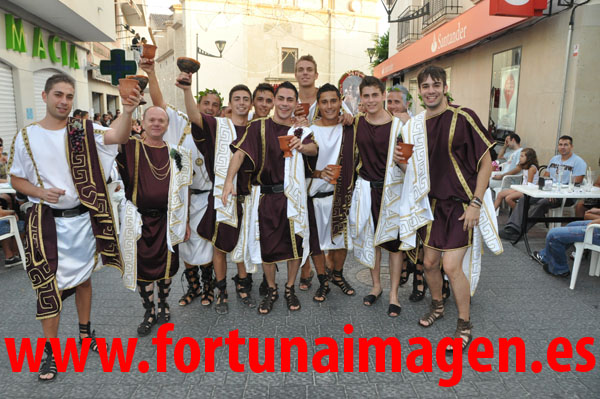 Grandioso Desfile Íbero-Romano de las Fiestas de Sodales de Fortuna (Murcia) del día 15 de Agosto del 2011.